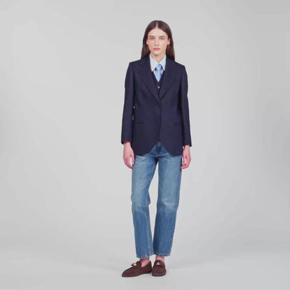 Arancella  Suit Jacket Navy Blue