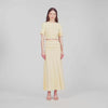 Oria Cropped cardigan with tassels Vanilla