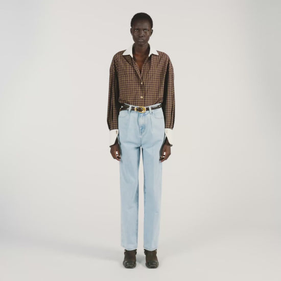 Mael Straight-Leg Jeans Blue