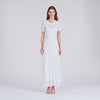 Levana Beaded Knit Maxi Dress White