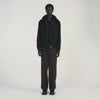 Aviator Wool Aviator Jacket With Shearling Black