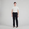 Regular Home Patch Knit Jogging Bottoms Black