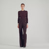 Stephen Flared Trousers Brown