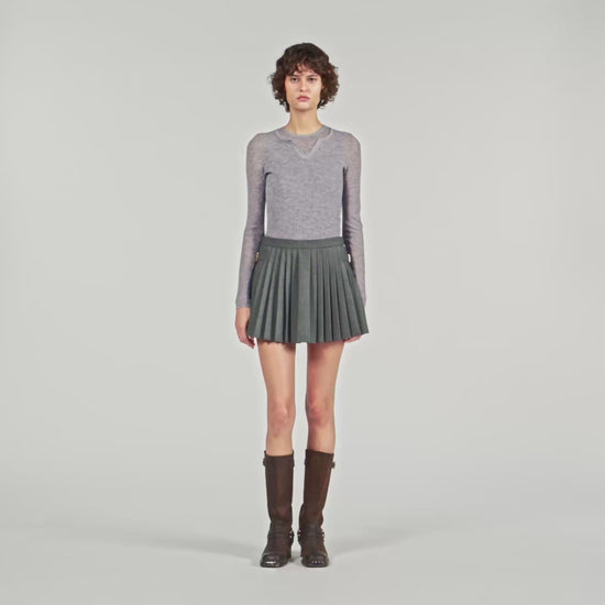 Jocker Pleated Skort Grey